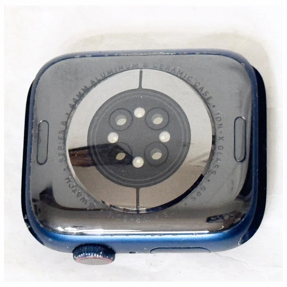 Apple Series 6 Watch Blue Aluminum Case GPS Cellular 44 MM Sport Band EUC